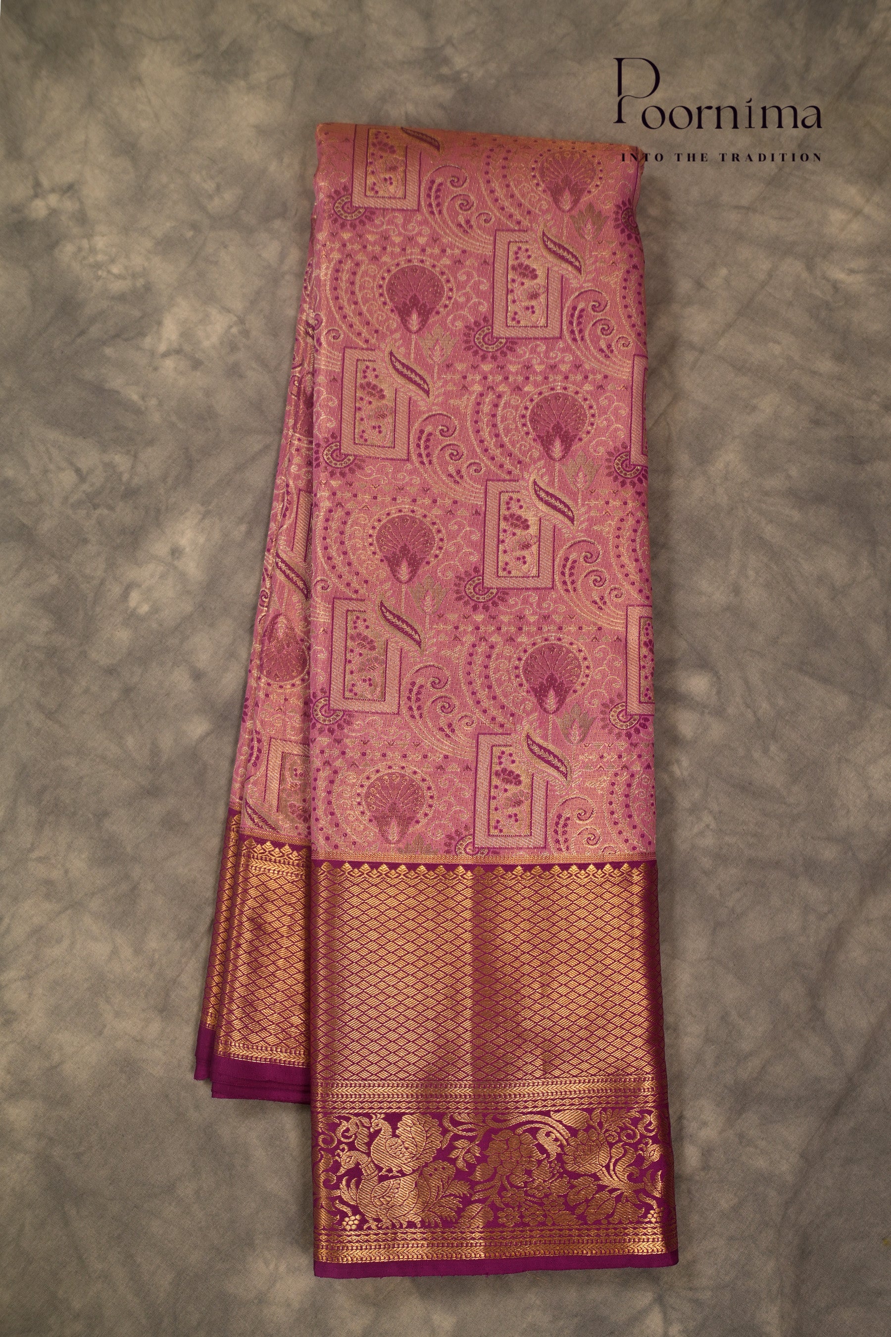 VINTAGE KANJEEVARAM- CHERRY PINK