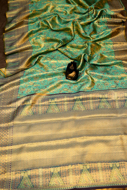 VINTAGE KANJEEVARAM-SEA GREEN