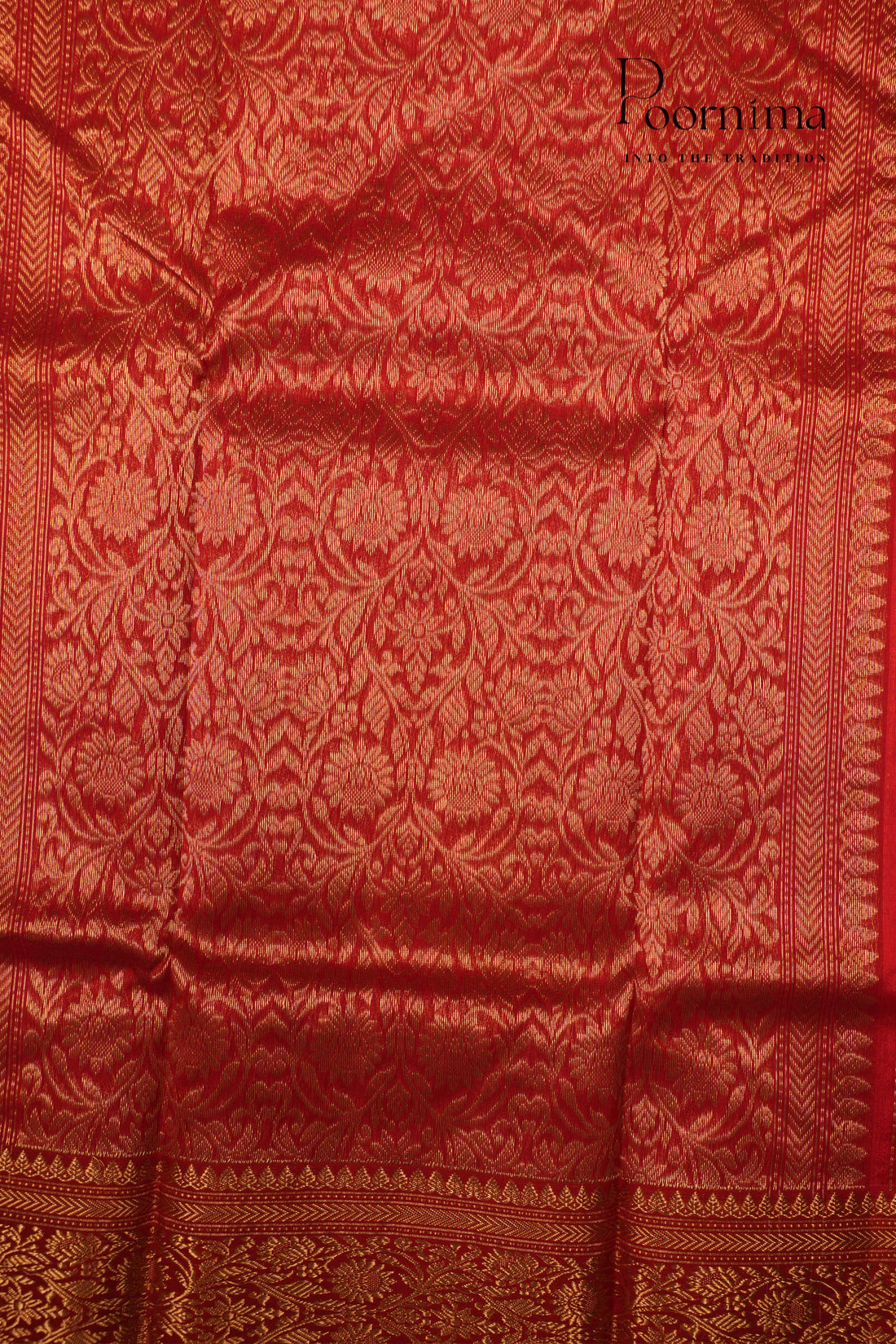 CHANDERI SAREE-ORANGE