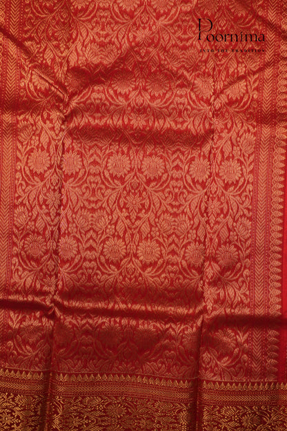 CHANDERI SAREE-ORANGE
