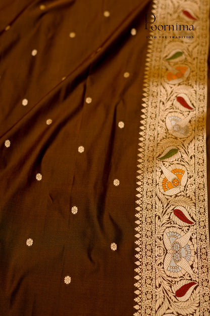 BENARASI PATTU- CARAMEL