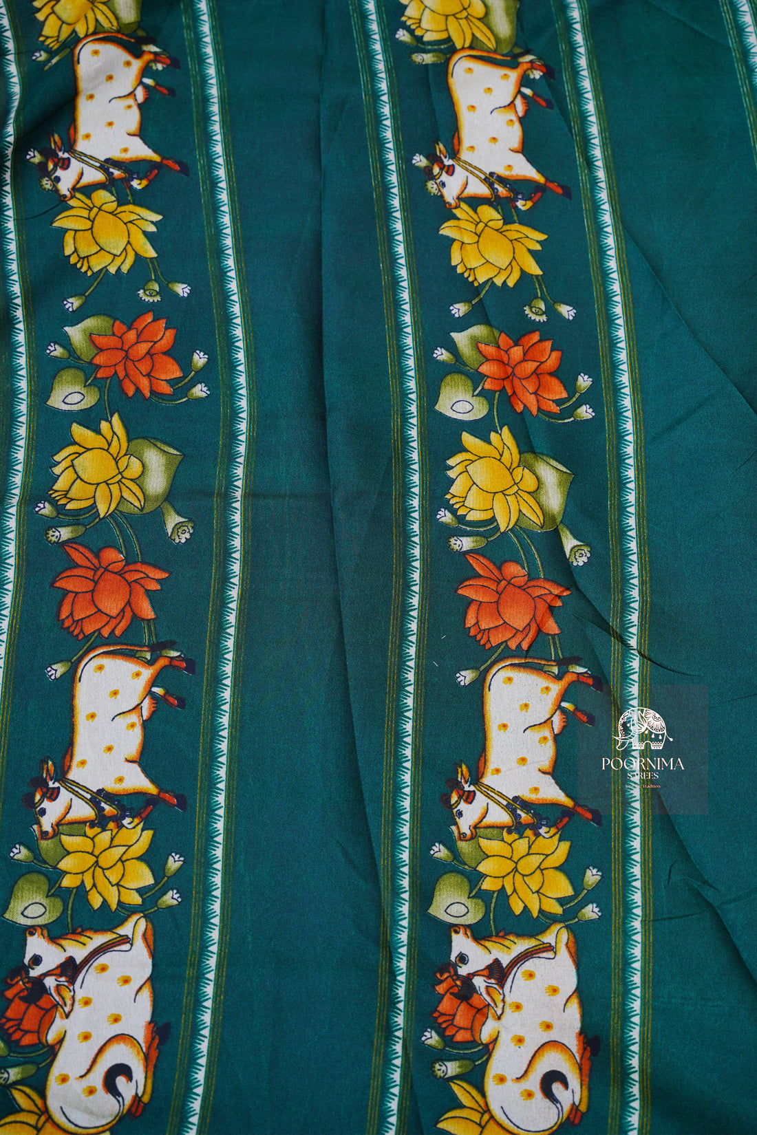 DOLA SILK SAREE - BURNT ORANGE