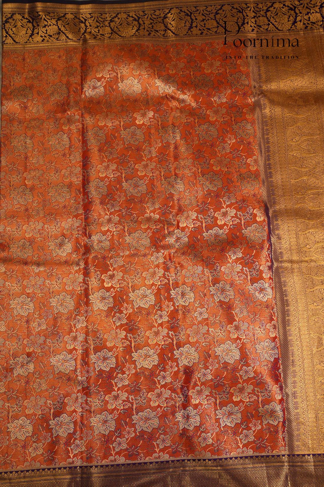 VINTAGE KANJEEVARAM- ORANGE