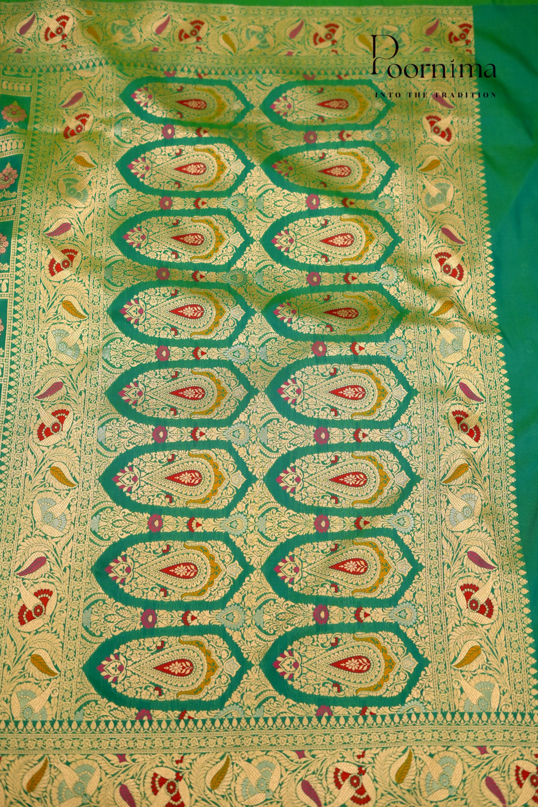 BENARASI PATTU- GREEN