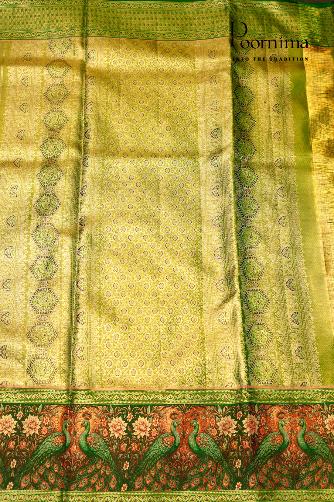 VINTAGE KANJEEVARAM-PUMPKIN