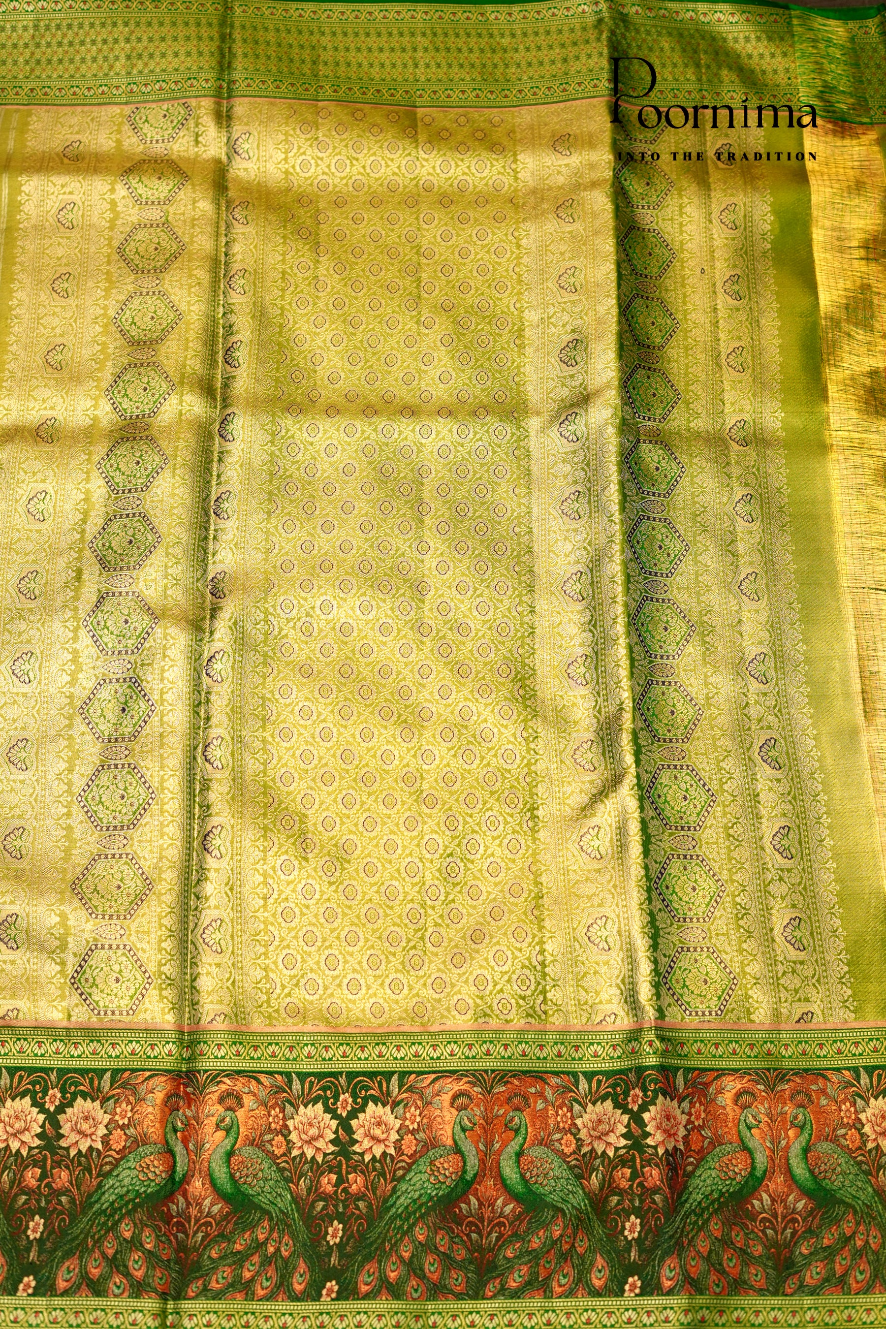 VINTAGE KANJEEVARAM-PUMPKIN