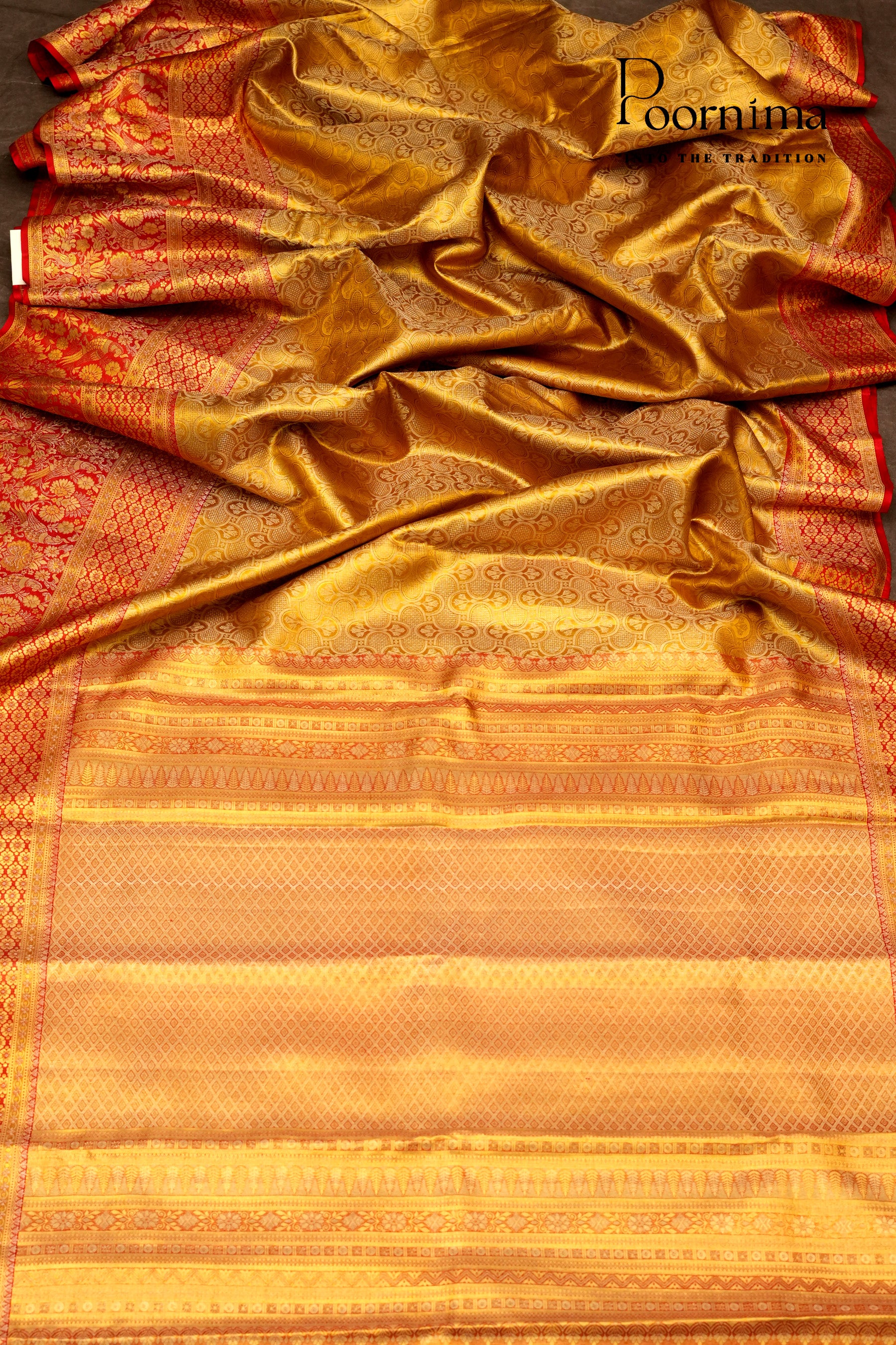 VINTAGE KANJEEVARAM-HAEVEST GOLD