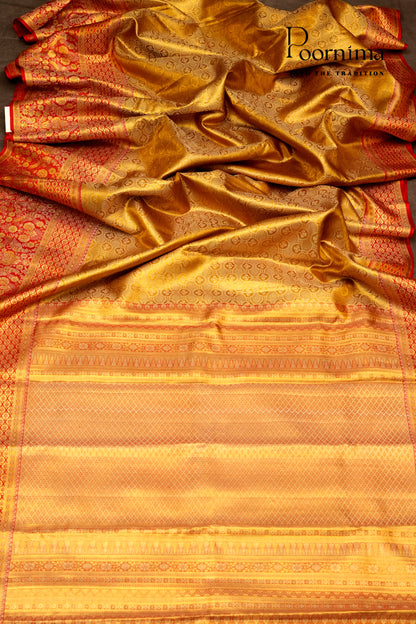 VINTAGE KANJEEVARAM-HAEVEST GOLD