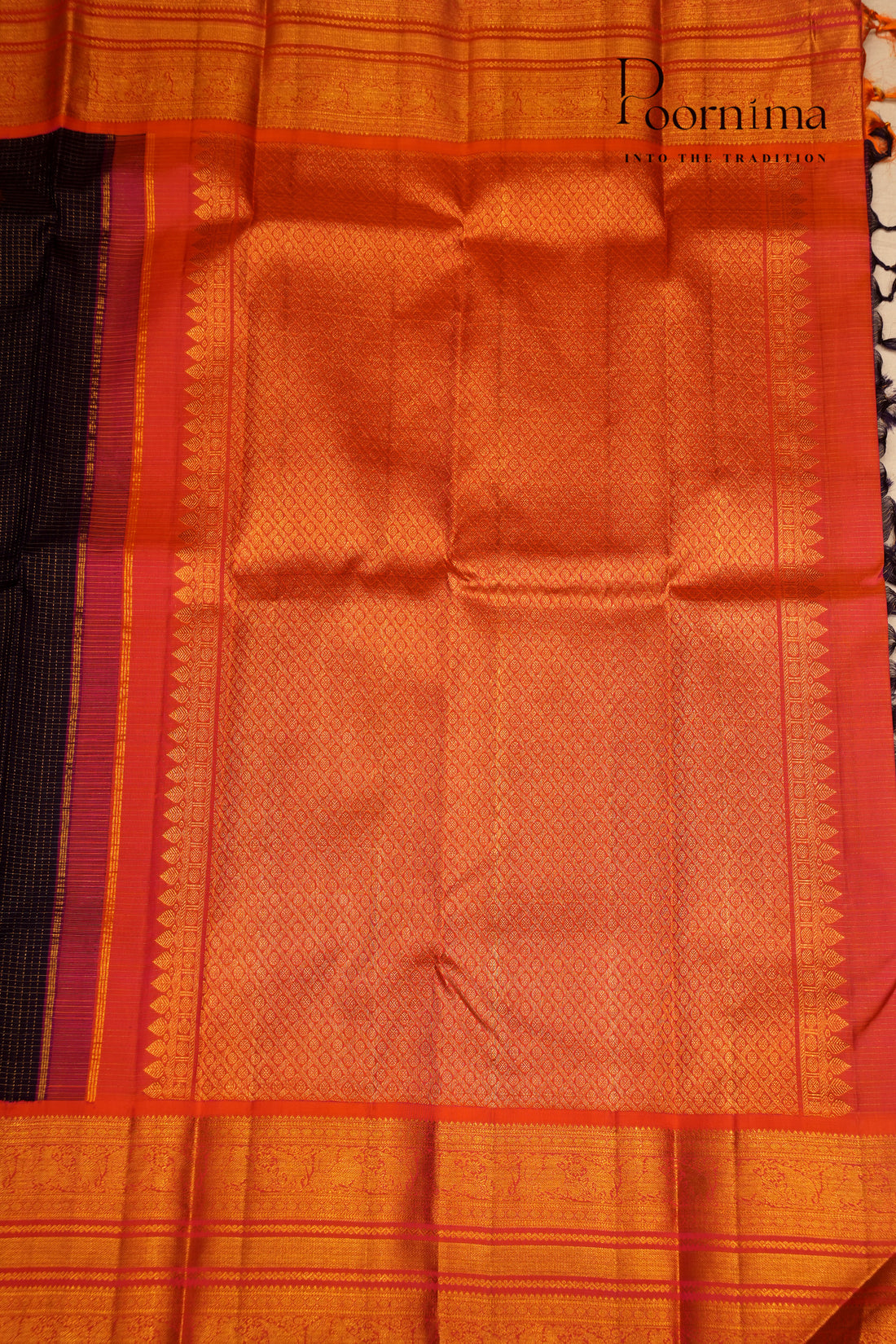 VINTAGE KANJEEVARAM- BLACK