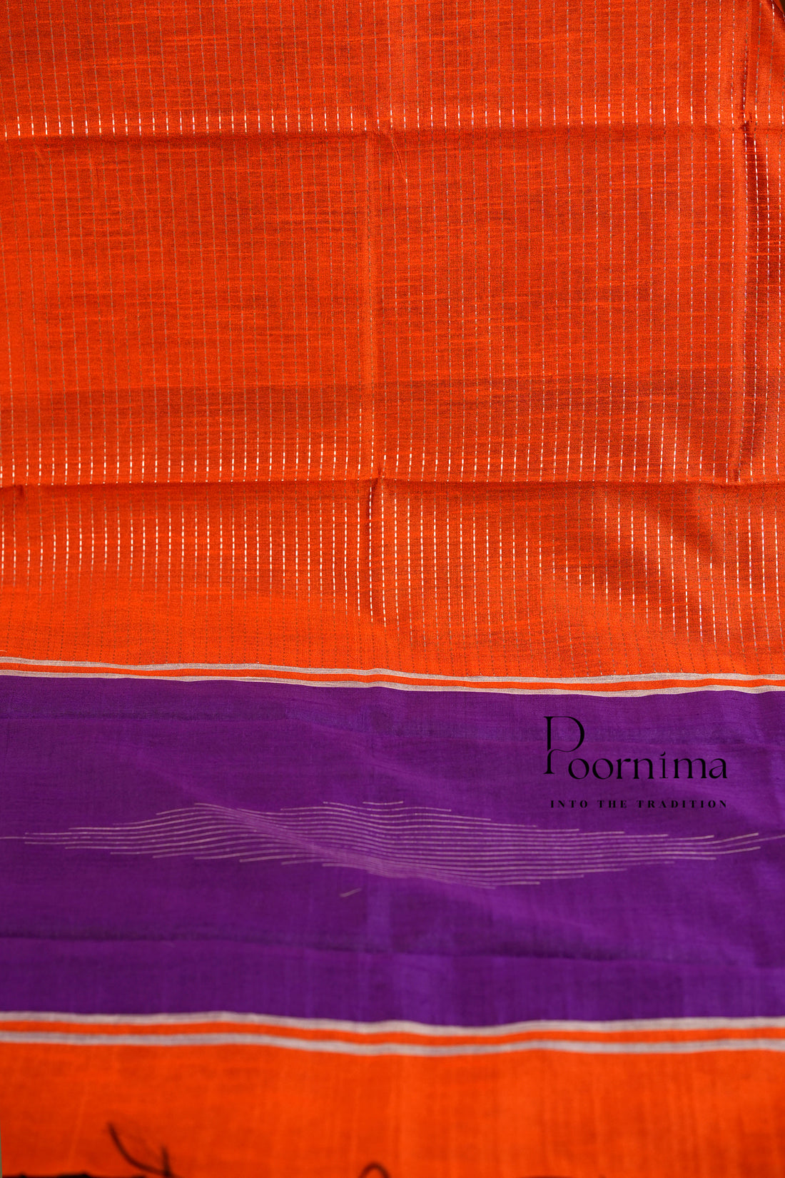 DUPIYANA FANCY SAREE- RUST