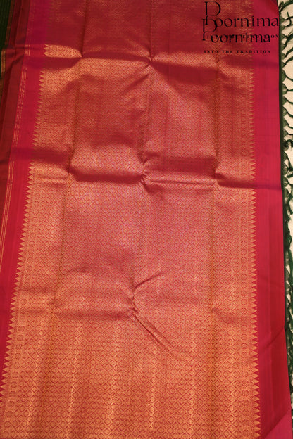 VINTAGE KANJEEVARAM- DARK GREEN