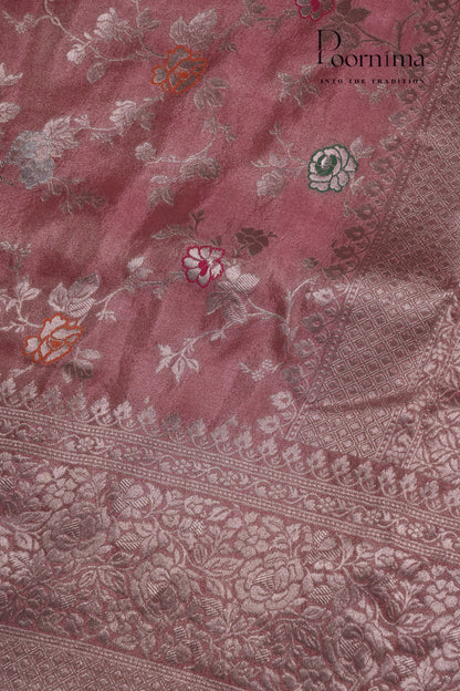 BENARASI PATTU SAREE- PINK