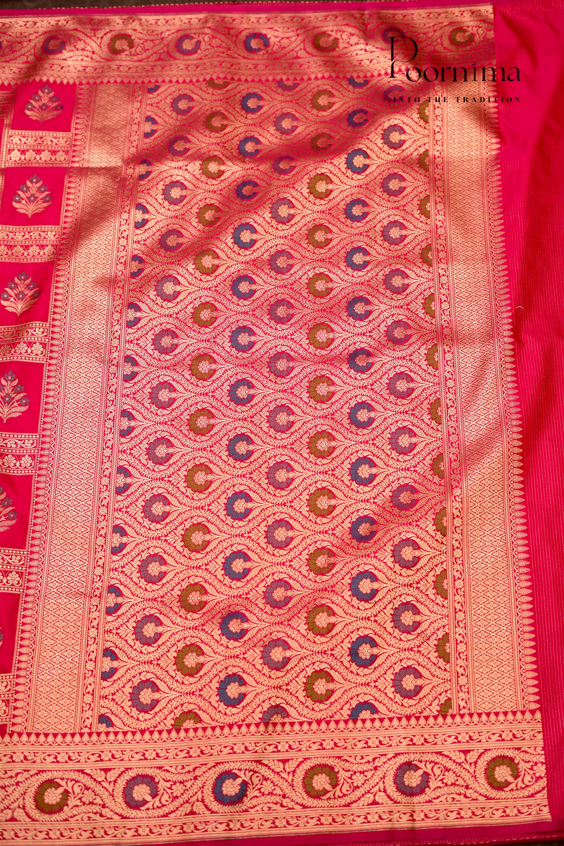 BENARASI PATTU- DARK PINK
