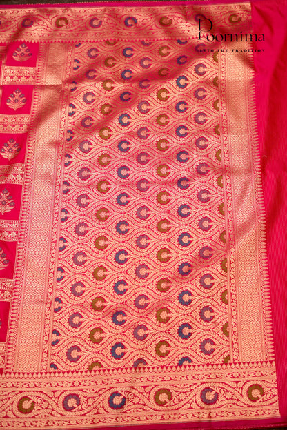 BENARASI PATTU- DARK PINK
