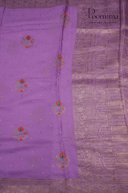 BENARASI FANCY SAREE- PURPLE