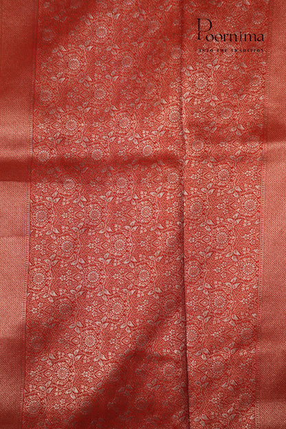BENARASI PATTU SAREE-ORANGE