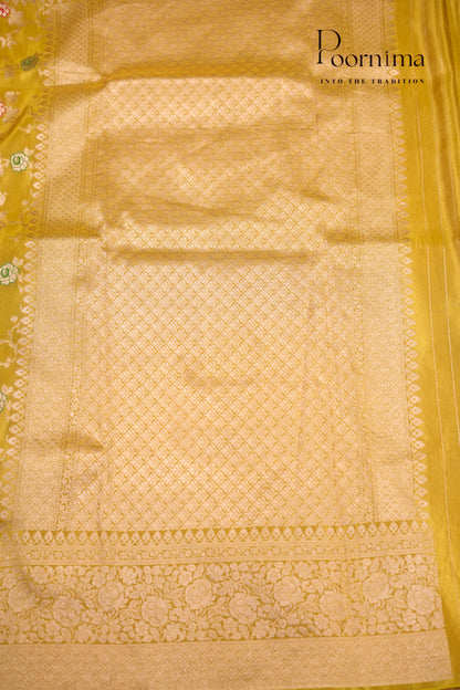 BENARASI PATTU- SUNFLOWER