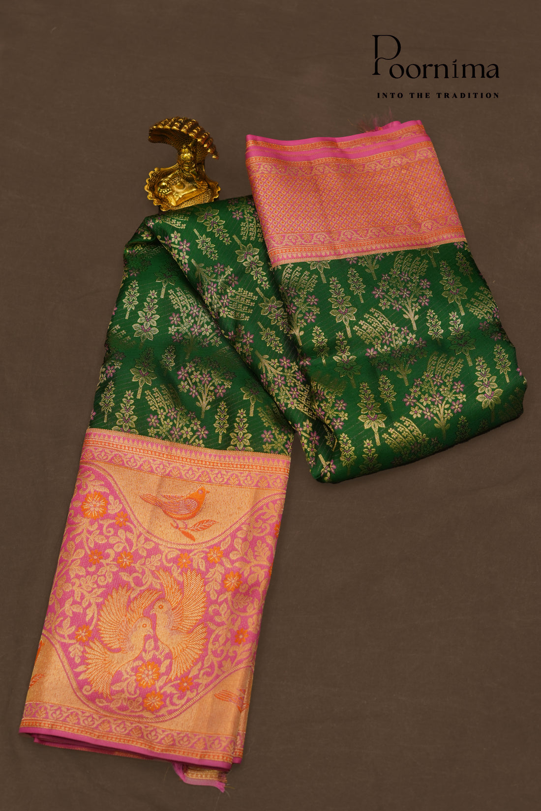 VINTAGE KANJEEVARAM-GREEN