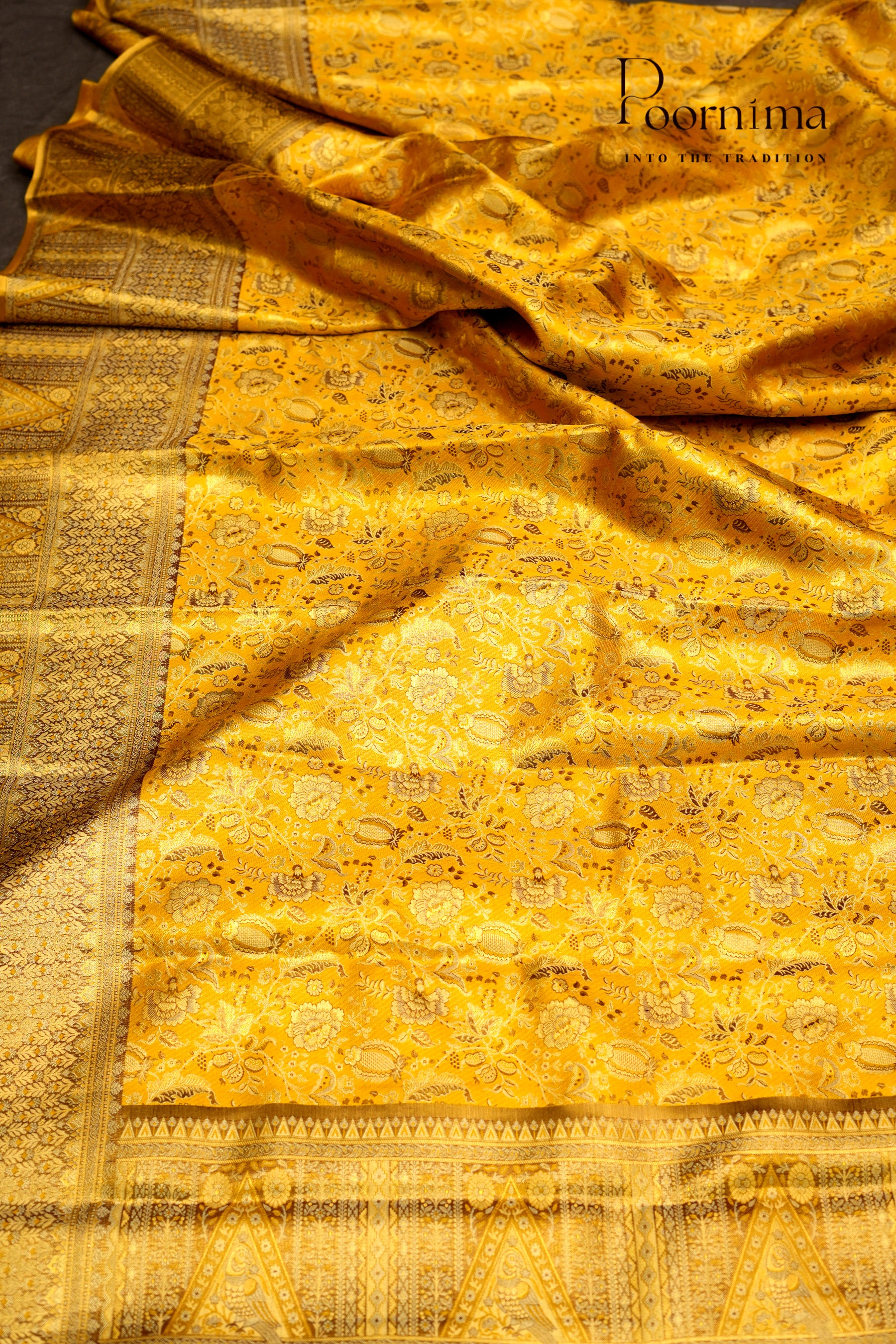 VINTAGE KANJEEVARAM- YELLOW