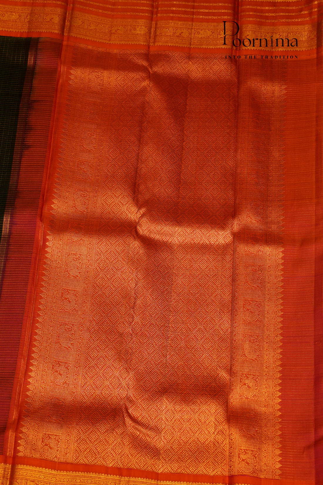 VINTAGE KANJEEVARAM- GREEN