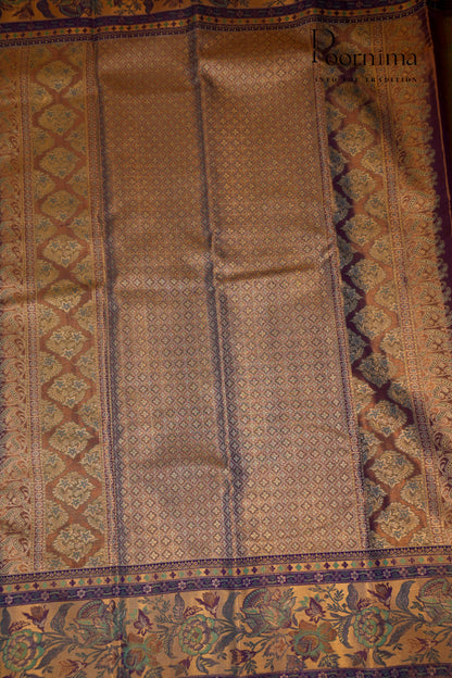 VINTAGE KANJEEVARAM -PISTA GREEN