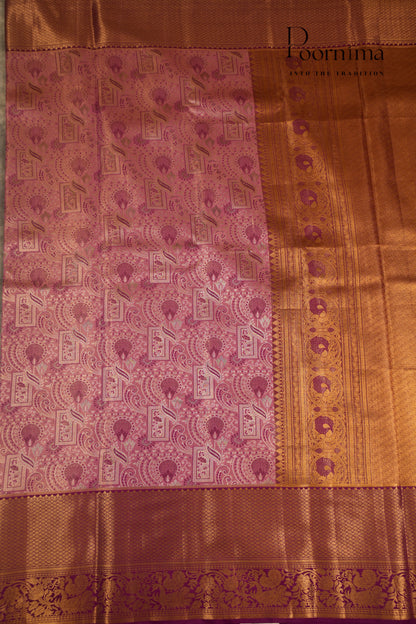 VINTAGE KANJEEVARAM- CHERRY PINK