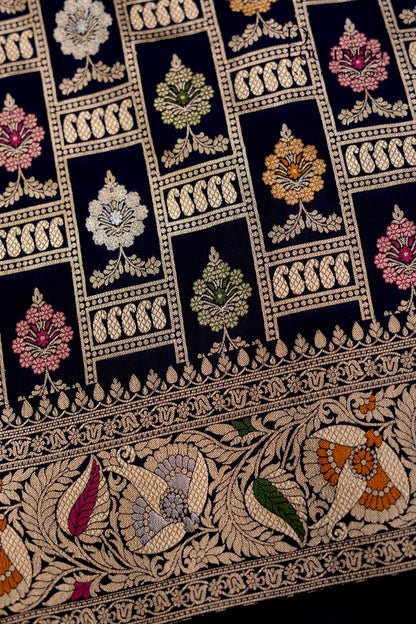 BENARASI PATTU- BLUE