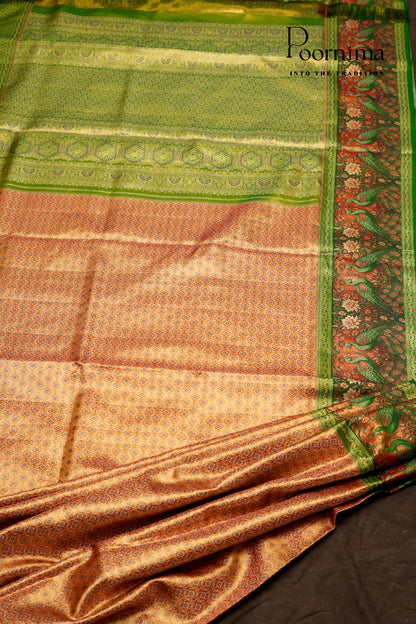 VINTAGE KANJEEVARAM-PUMPKIN