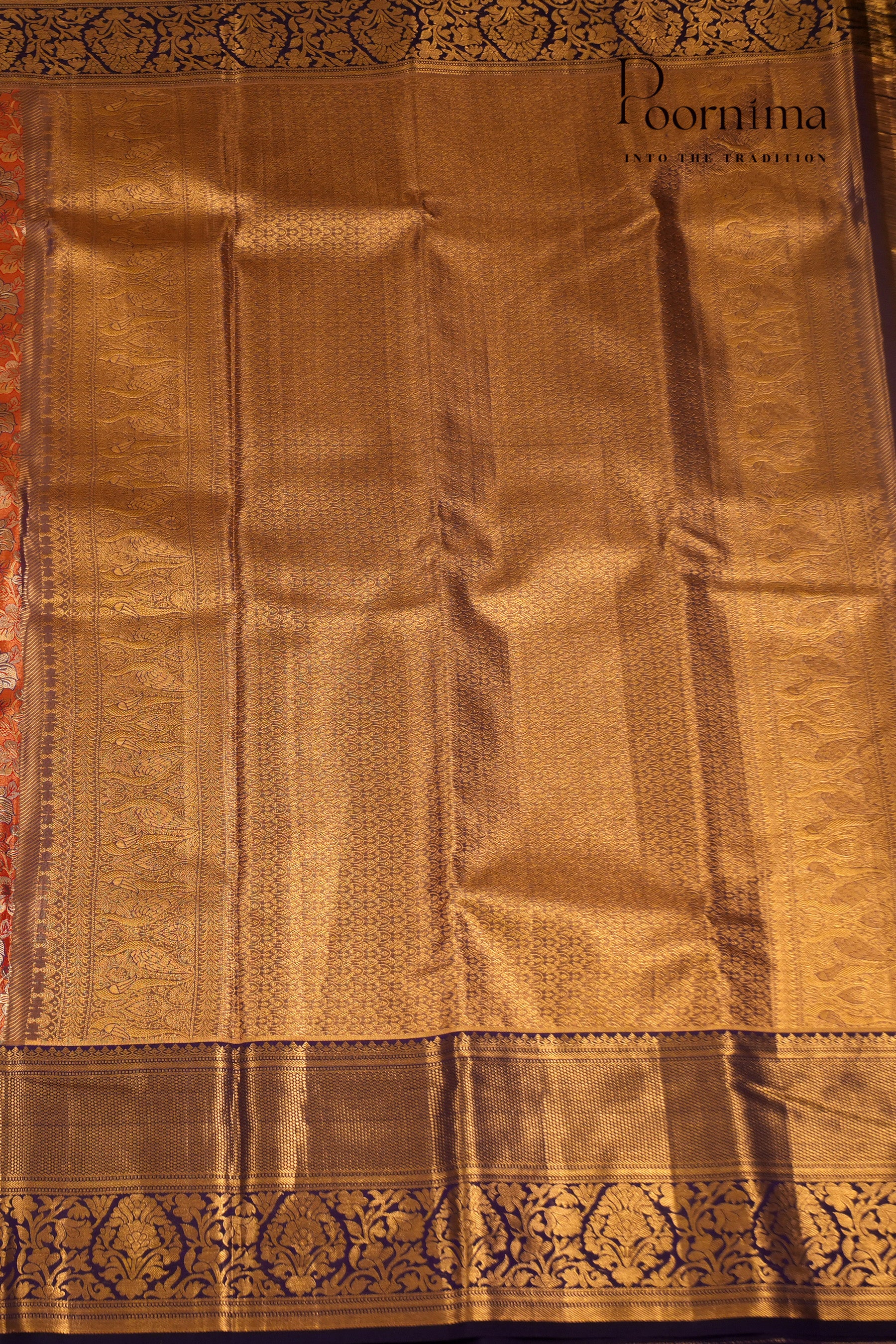 VINTAGE KANJEEVARAM- ORANGE