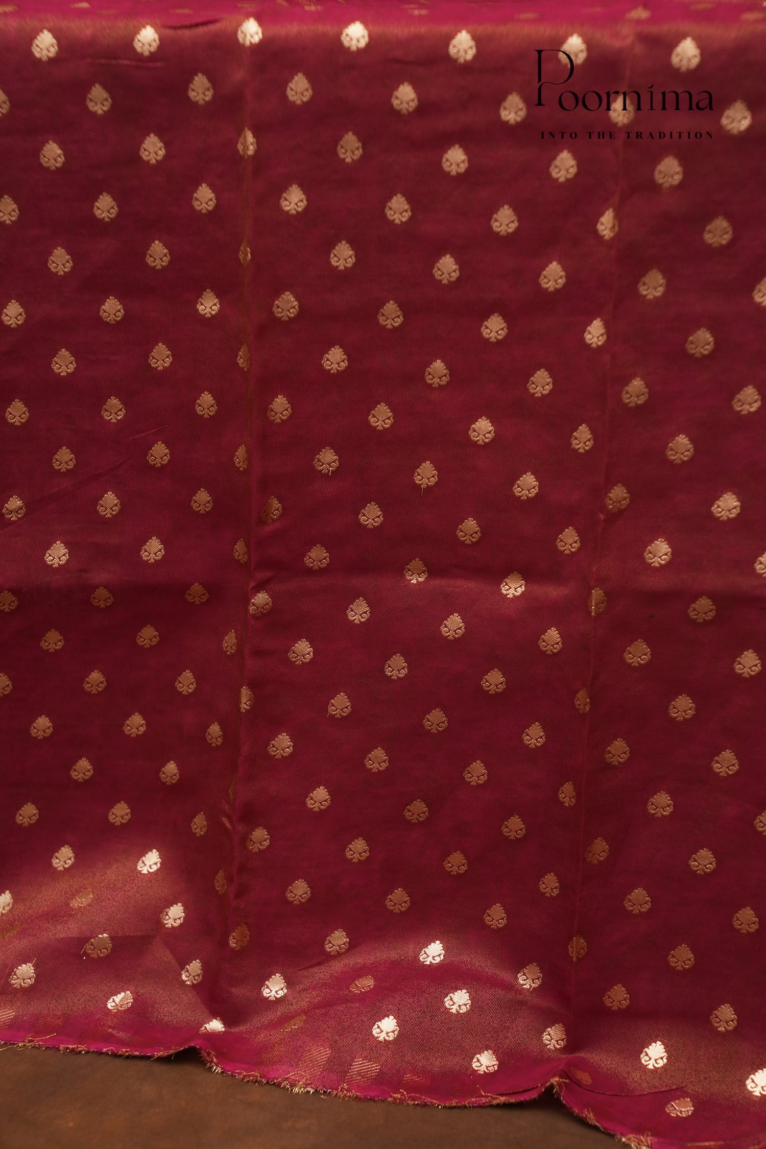 CHINNON GEORGETTE SAREE- CREAM