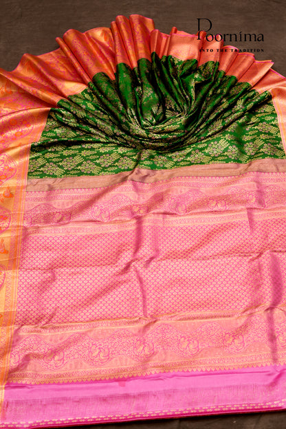 VINTAGE KANJEEVARAM-GREEN