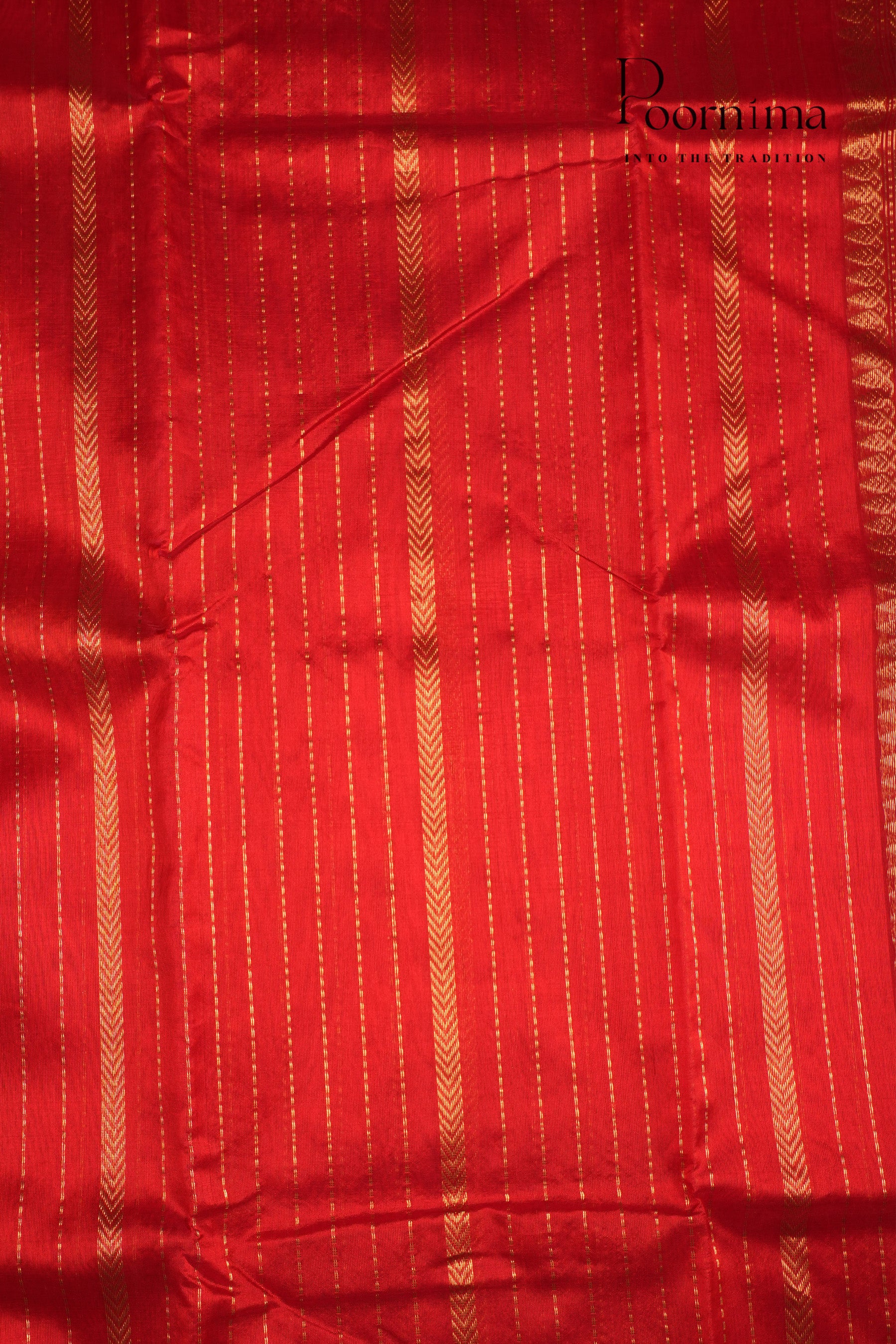 CHANDERI SAREE-ORANGE
