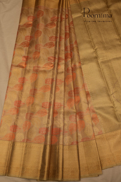 VINTAGE KANJEEVARAM- CREAM
