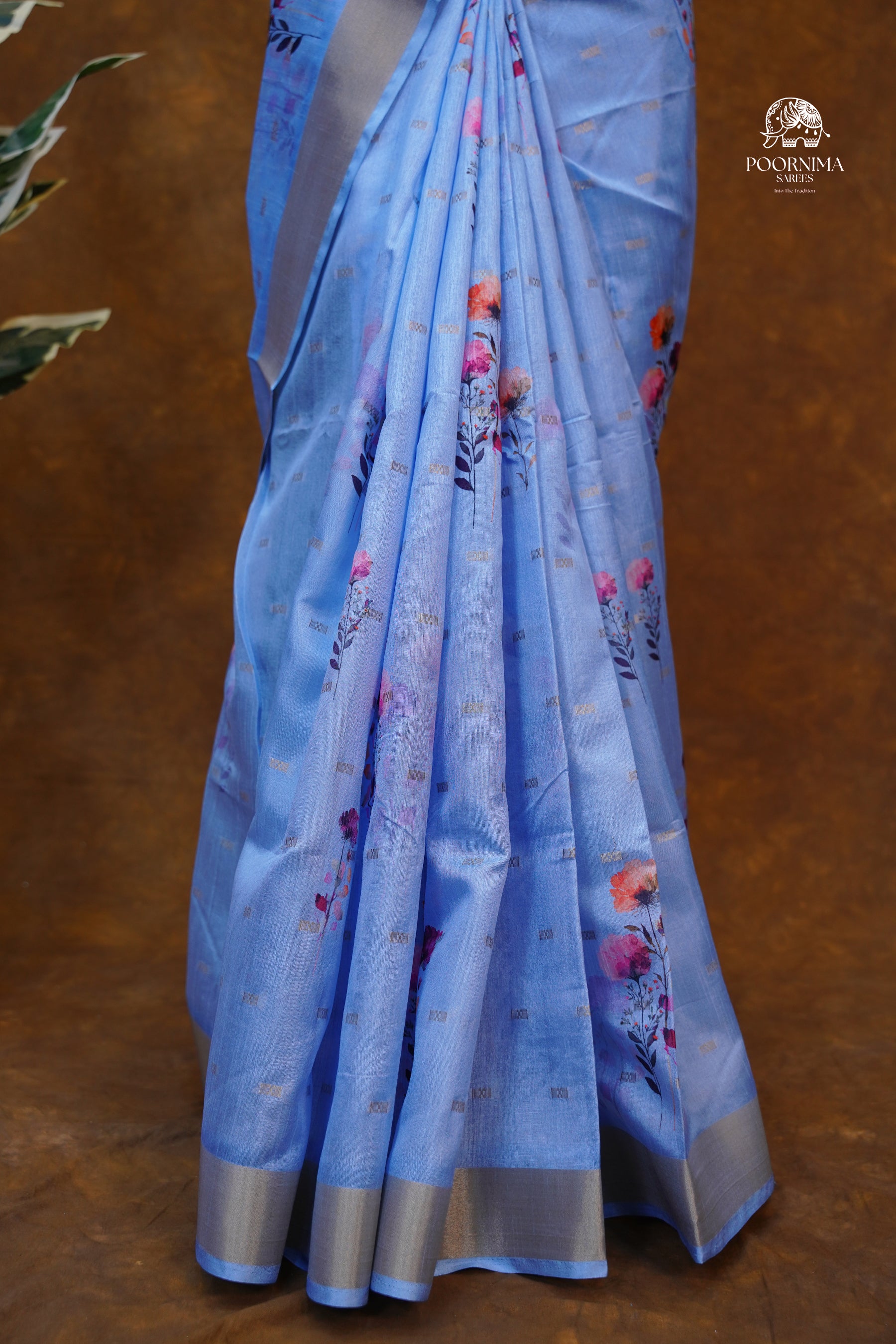 CHANDERI SAREE - LAVENDER