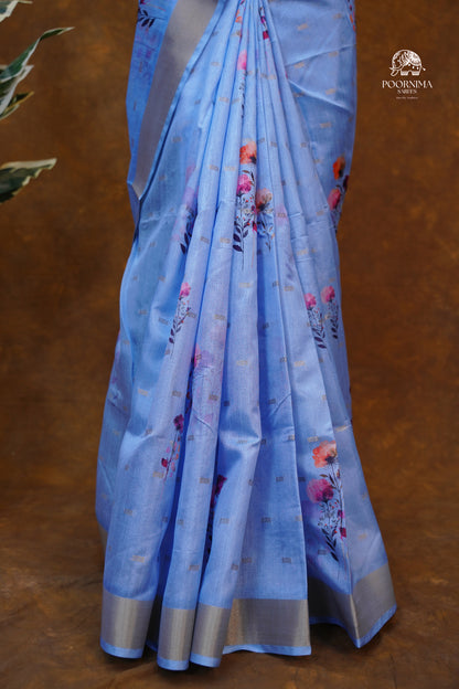 CHANDERI SAREE - LAVENDER