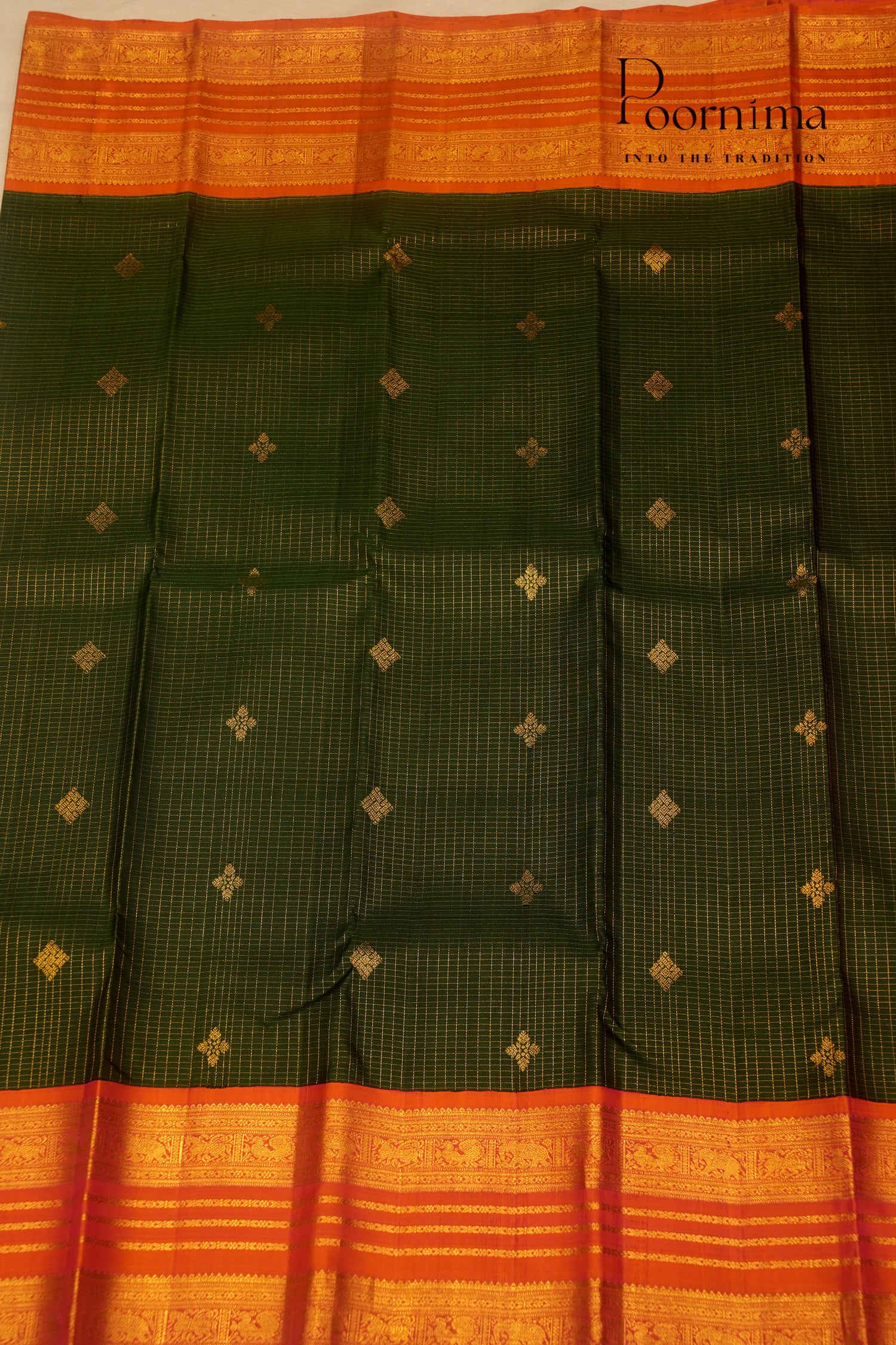 VINTAGE KANJEEVARAM- GREEN