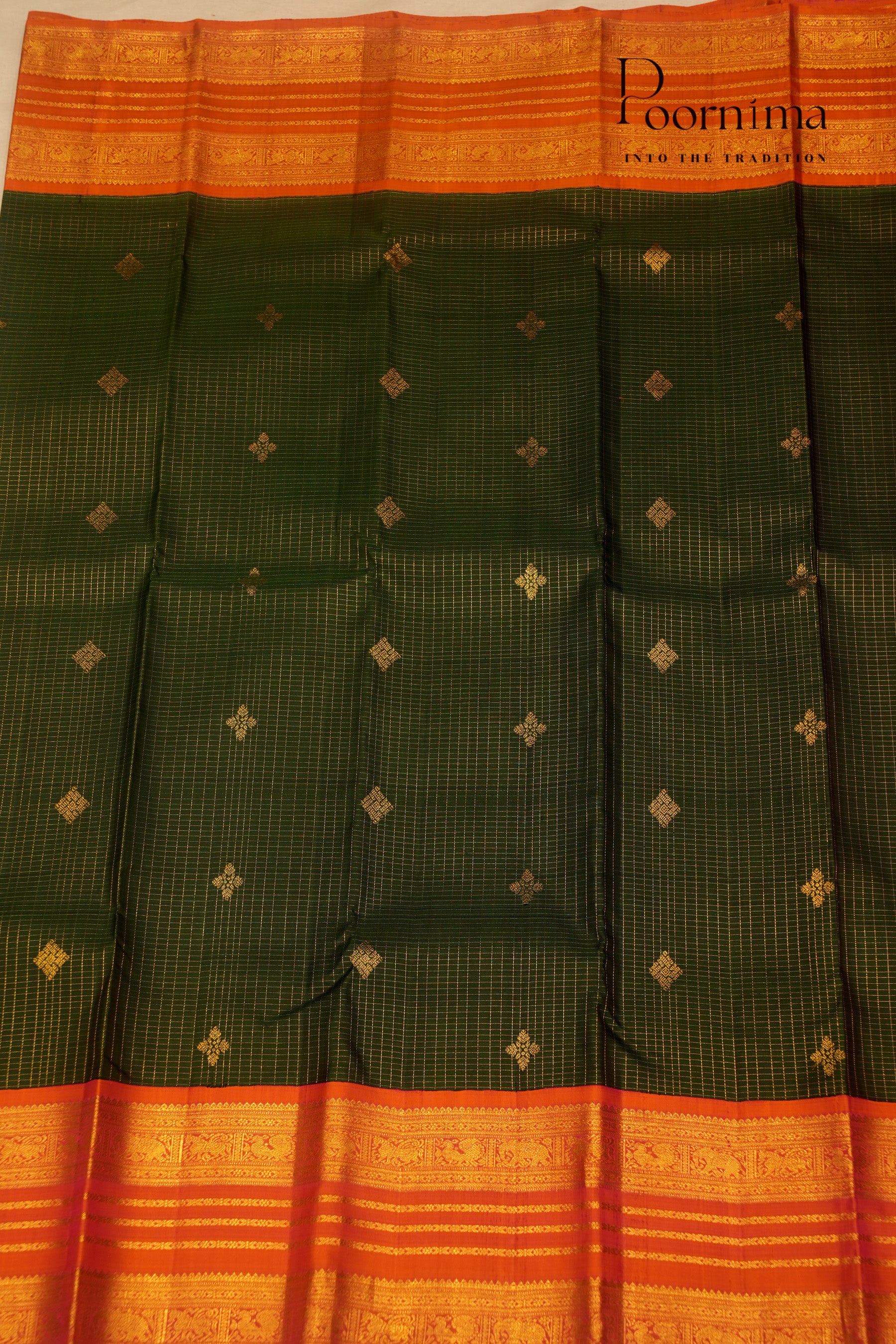 VINTAGE KANJEEVARAM- GREEN