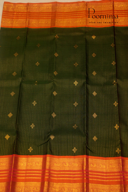 VINTAGE KANJEEVARAM- GREEN