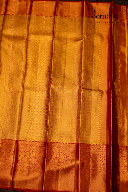 VINTAGE KANJEEVARAM- FLAMINGO PINK