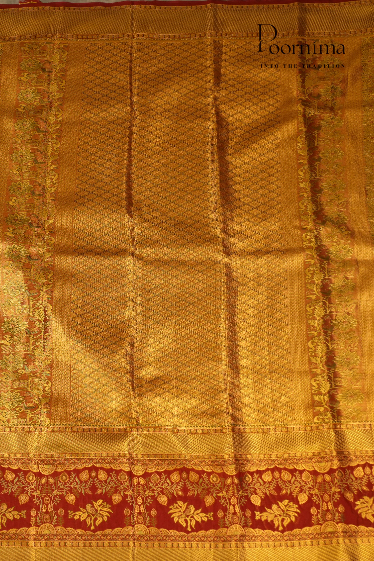 VINTAGE KANJEEVARAM- PISTA GREEN