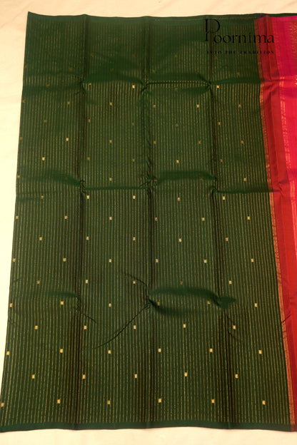 VINTAGE KANJEEVARAM- DARK GREEN