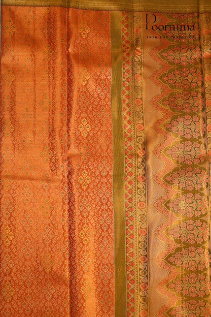 VINTAGE KANJEEVARAM- ORANGE