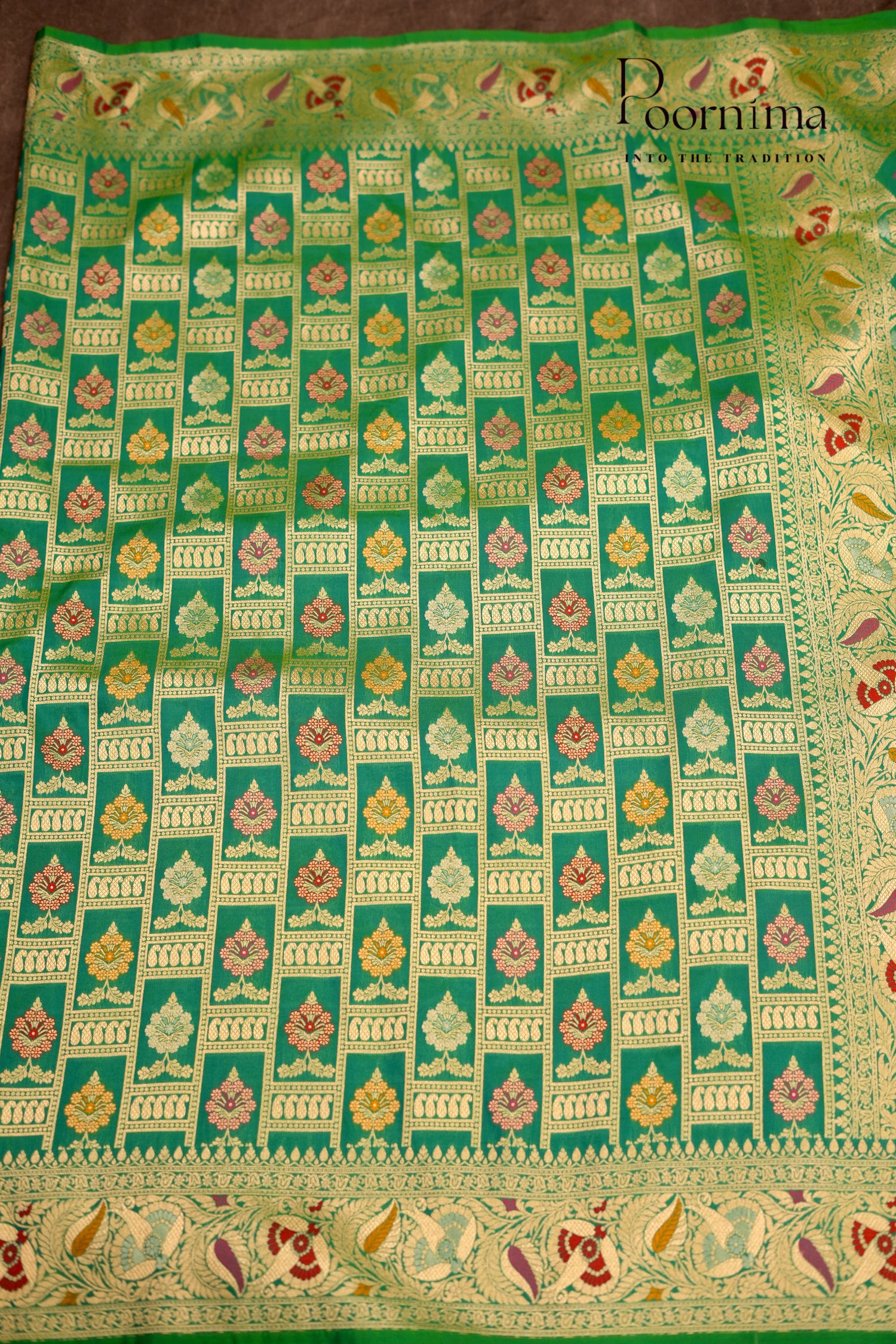 BENARASI PATTU- GREEN