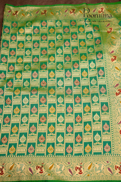 BENARASI PATTU- GREEN