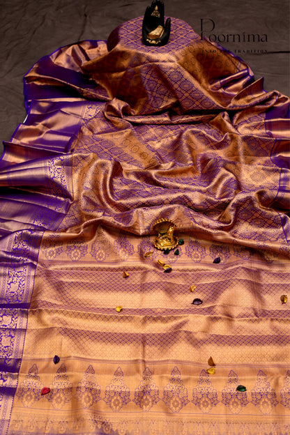 VINTAGE KANJEEVARAM- BLUE