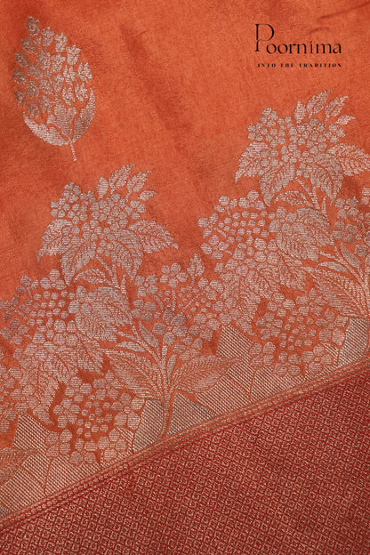 BENARASI PATTU SAREE-ORANGE