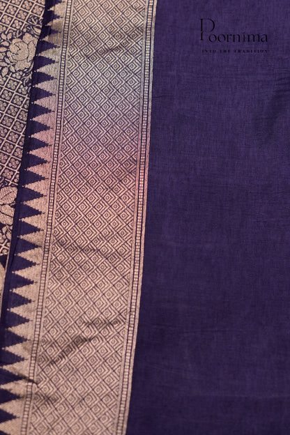 BENARASI PATTU- SKY BLUE