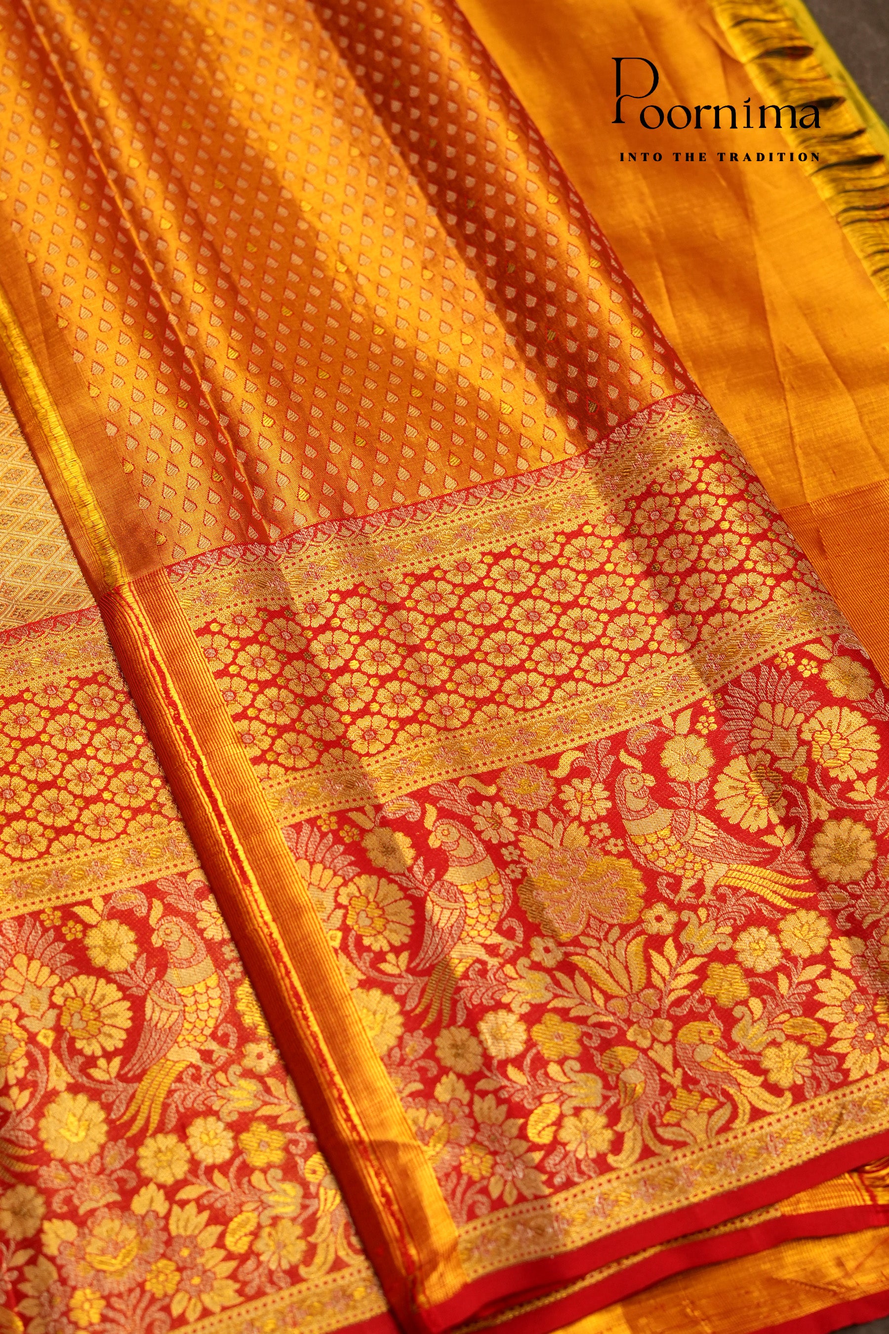 VINTAGE KANJEEVARAM-HAEVEST GOLD