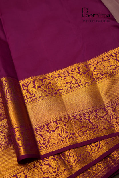 VINTAGE KANJEEVARAM-HALF WHITE