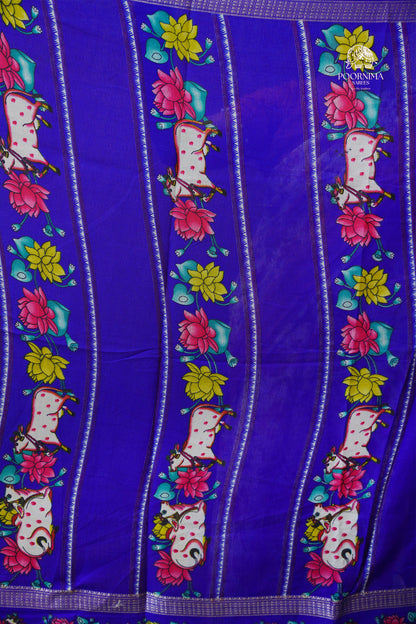 DOLA SILK SAREE - PEAR GREEN